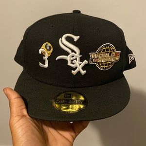 New era fitted with patches